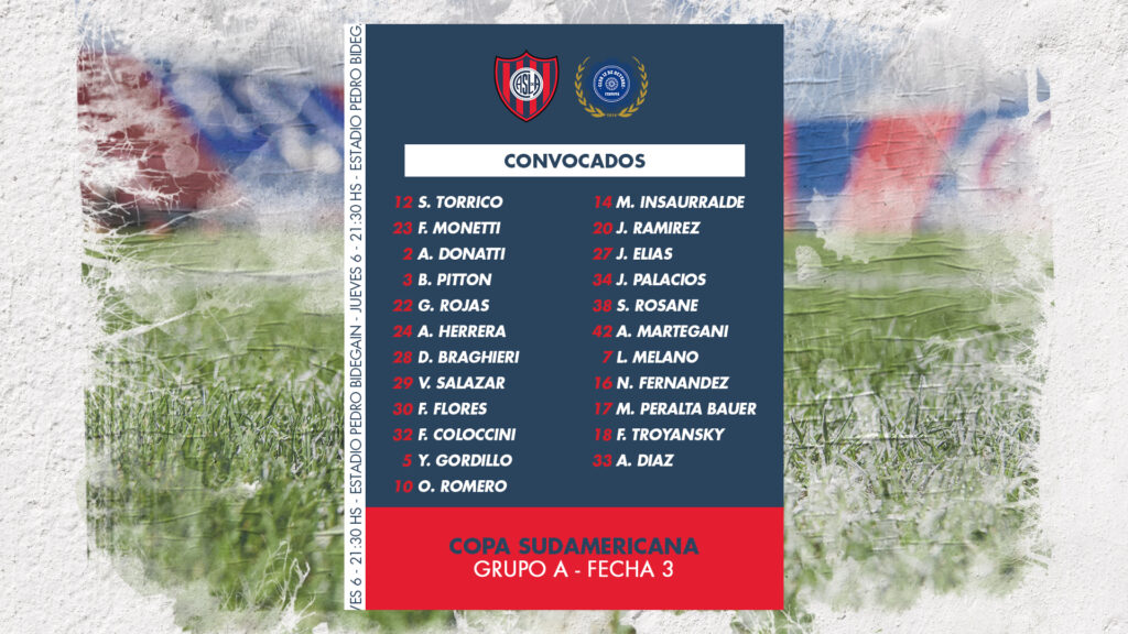 Convocatoria de San Lorenzo.