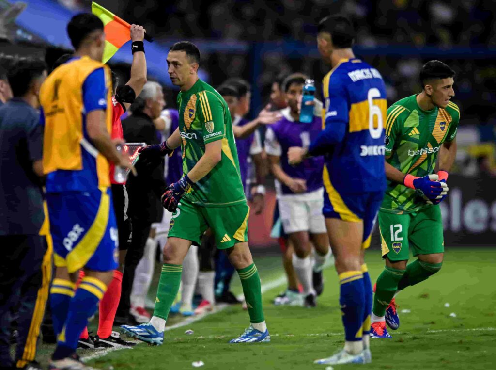 El arco de Boca. Foto: Getty Images.