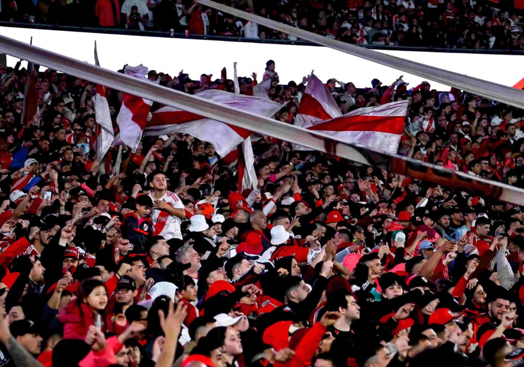 River y su recibimiento ante Palmeiras. Foto: Getty Images.
